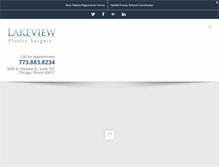 Tablet Screenshot of lakeviewplasticsurgery.com